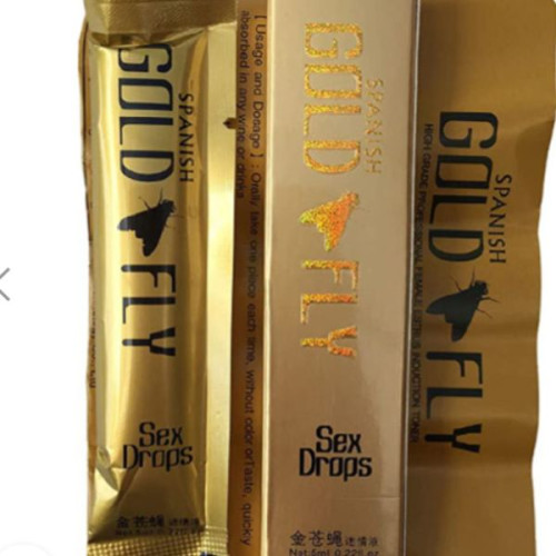 Gold fly drops